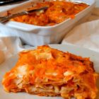 lasagna con la zucca proteica