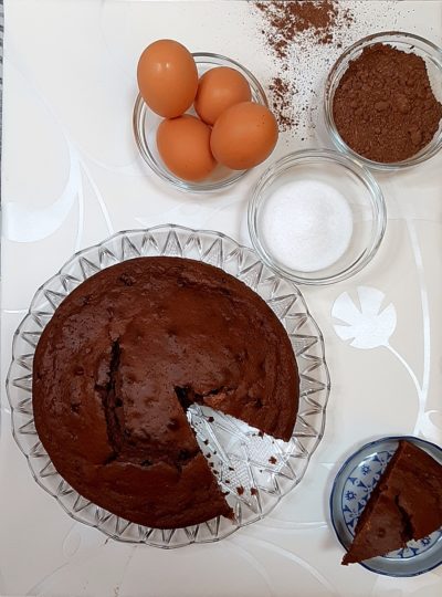 Torta Albumi e Cacao Senza Zuccheri Aggiunti